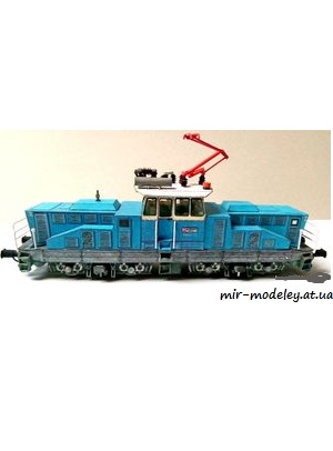 №1606 - Lokomotiva Skoda 36E [ABC 1984-19] из бумаги