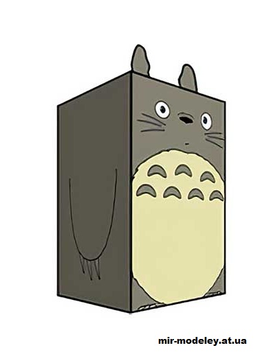 №16300 - Totoro (cubeecraft) из бумаги