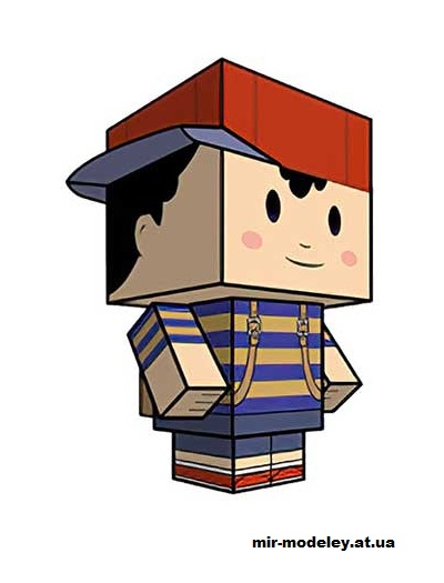 №16316 - Ness (cubeecraft) из бумаги