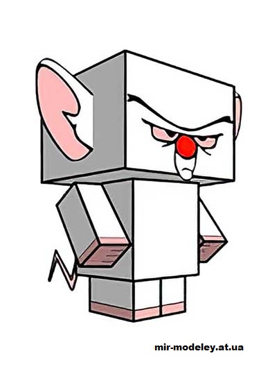 №16304 - The Brain (cubeecraft) из бумаги