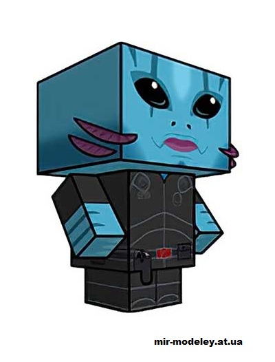 №16295 - Abe Sapien (movie version) (cubeecraft) из бумаги