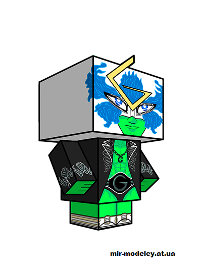 №16360 - Shin-Hopperman (cubeecraft) из бумаги