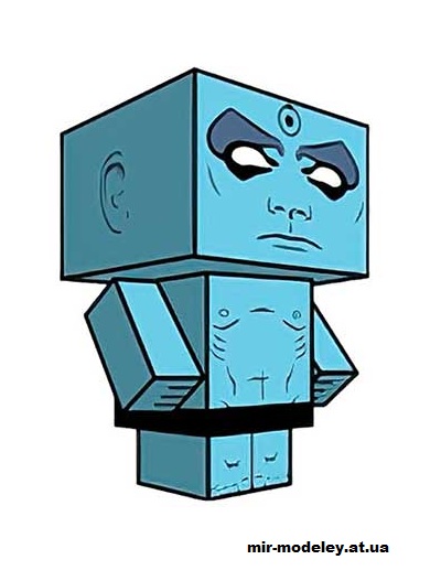 №16335 - Dr. Manhattan (cubeecraft) из бумаги