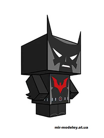 №16309 - Batman Beyond (aka Batman of the Future) (cubeecraft) из бумаги