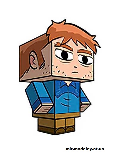 №16362 - Stephen Stills (Blue) (cubeecraft) из бумаги
