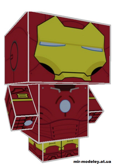№16325 - Iron Man (Mark III armor) (cubeecraft) из бумаги