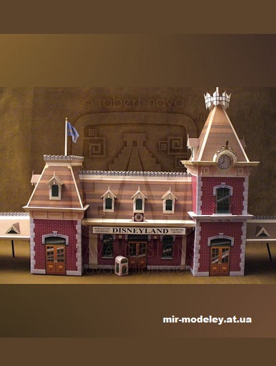 №16385 - Вокзал Main Street Train Station (Disney Experience) из бумаги