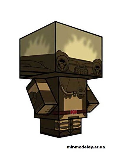 №16293 - Johann Kraus (movie version) (cubeecraft) из бумаги