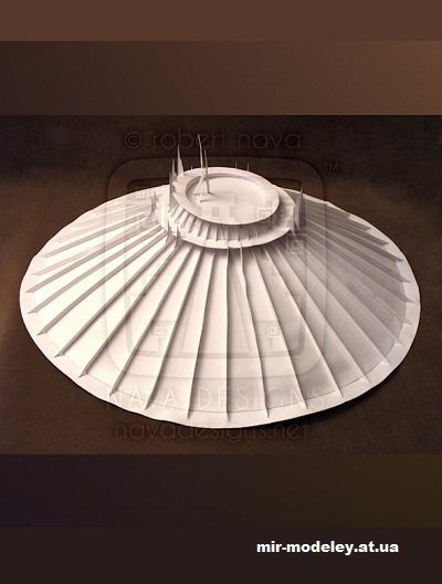 №16387 - Space Mountain 1977 (Disney Experience) из бумаги