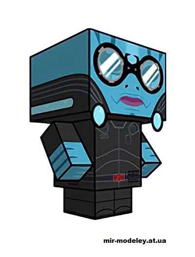 №16294 - Abe Sapien with gear (movie version) (cubeecraft) из бумаги
