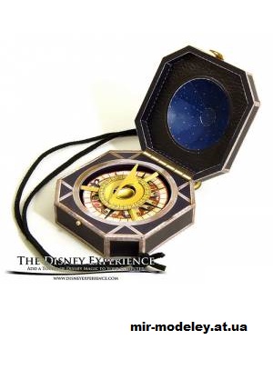 №16388 - Jack Sparrow's Compass / Компас Джека Воробья (Disney Experience) из бумаги