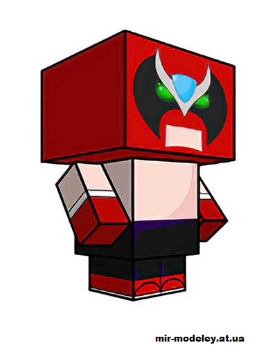 №16330 - Strongbad (cubeecraft) из бумаги