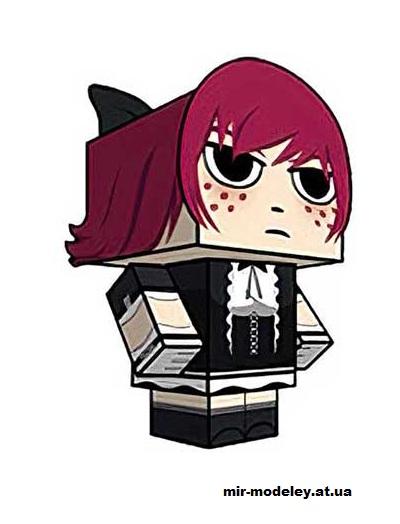 №16364 - Kim Pine (Gothic Lolita) (cubeecraft) из бумаги