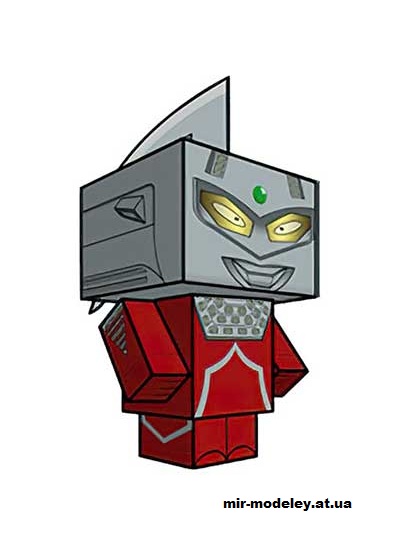 №16314 - Ultra Seven (cubeecraft) из бумаги