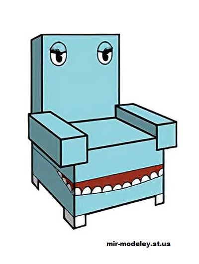 №16310 - Chairy (cubeecraft) из бумаги