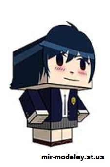 №16363 - Knives Chau (School Uniform) (cubeecraft) из бумаги