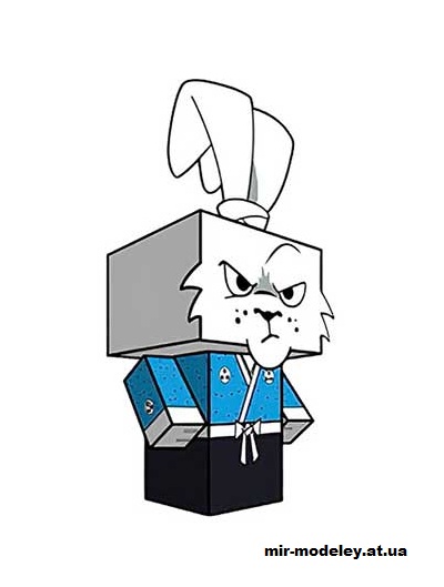 №16341 - Usagi Yojimbo (cubeecraft) из бумаги