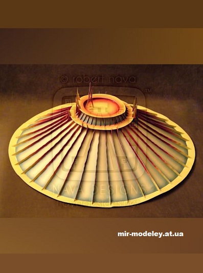 №16391 - Space Mountain (1998) / Космическая гора 1998 (Disney Experience) из бумаги