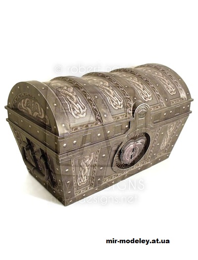 №16392 - Dead Man's Chest / Сундук Дэйви Джонса (Disney Experience) из бумаги