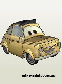 №16439 - Луиджи / Luigi (Webdude) из бумаги