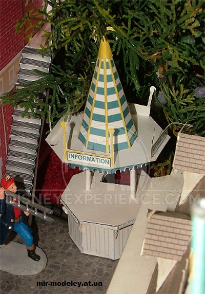 №16409 - Main Street USA Information and Ticket Booth (Disney Experience) из бумаги