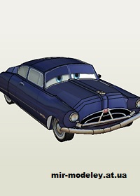 №16438 - Док Хадсон / Doc Hudson (Webdude) из бумаги