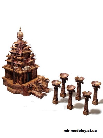 №16396 - Temple of the Forbidden Eye (Disney Experience) из бумаги