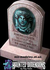 №16415 - Надгробный камень Леоты / Leota Stone (Haunted Dimensions) из бумаги