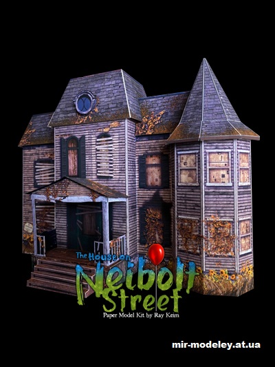 №16429 - Дом на улице Нейболт / The House on Neibolt Street (Haunted Dimensions) из бумаги