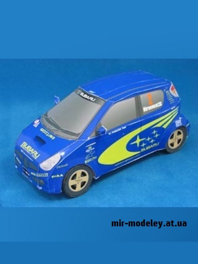 №16483 - Subaru R2 SWRT (Eastern Toy Box / Saturn) из бумаги