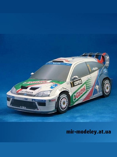 №16485 - Ford Focus RS (Eastern Toy Box / Saturn) из бумаги