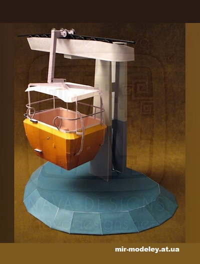 №16395 - Disneyland Skyway Bucket (Disney Experience) из бумаги
