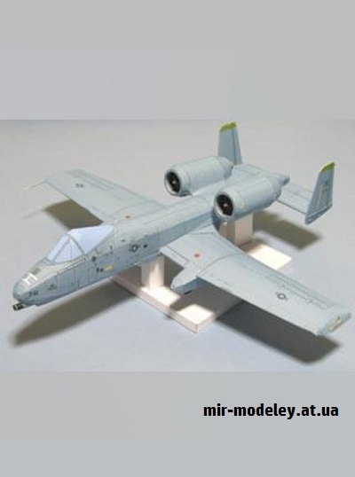 №16478 - Fairchild Republic A-10 Thunderbolt II (Eastern Toy Box / Saturn) из бумаги