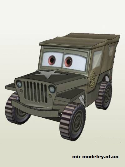 №16437 - Сержант / Sarge (Webdude) из бумаги