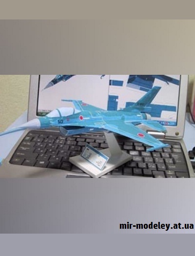 №16476 - Mitsubishi F-2 (Eastern Toy Box / Saturn) из бумаги