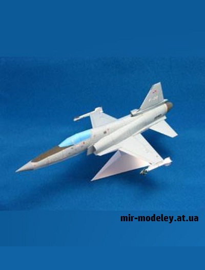 №16479 - Northrop F-20 Tigershark (Eastern Toy Box / Saturn) из бумаги
