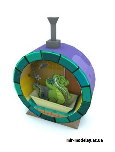 №16548 - Ванная Свомпи (Hobikitkertas) из бумаги