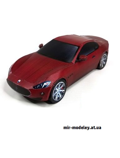 №16511 - Maserati GranTurismo (HD Paper) из бумаги