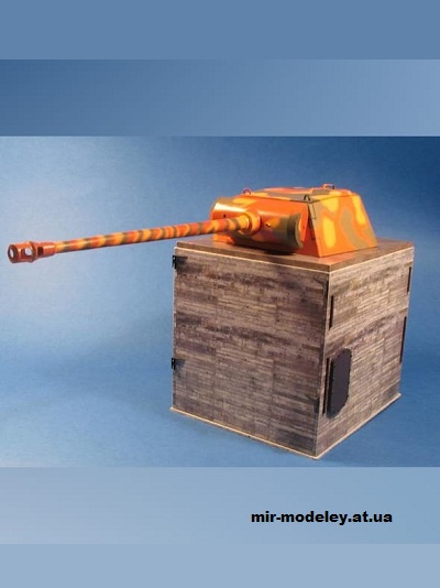 №16588 - Танкобашенный ДОТ Pantherturm I (Konradus) из бумаги