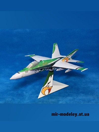 №16496 - McDonnell Douglas F/A-18C Dambusters (Eastern Toy Box / Saturn) из бумаги