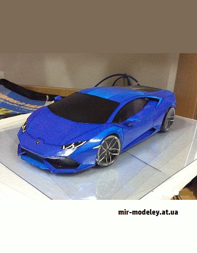 №16506 - Lamborghini Huracan (HD Paper) из бумаги