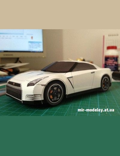 №16502 - Nissan GT-R Egoist [HD Paper] из бумаги