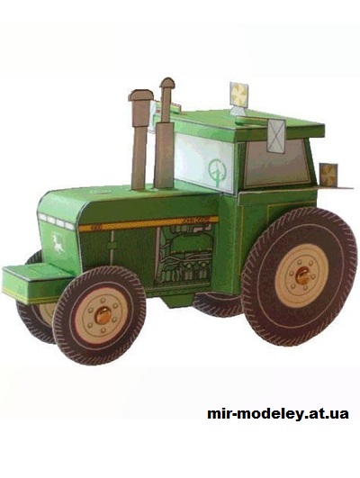 №16577 - Трактор (Kid Scraps) из бумаги