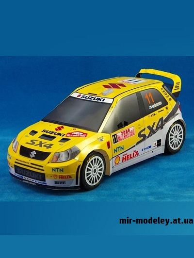 №16493 - Suzuki SX4 WRC (Eastern Toy Box / Saturn) из бумаги