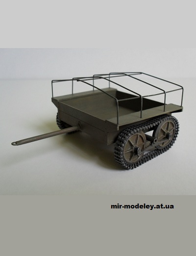 №16595 - Гусеничный прицеп для TK-3 (Konradus) из бумаги