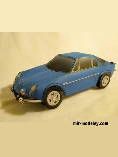 №16664 - Renault Alpine A110 1600SC из бумаги
