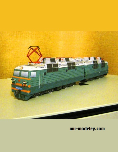 №16658 - ВЛ80С-1001 из бумаги