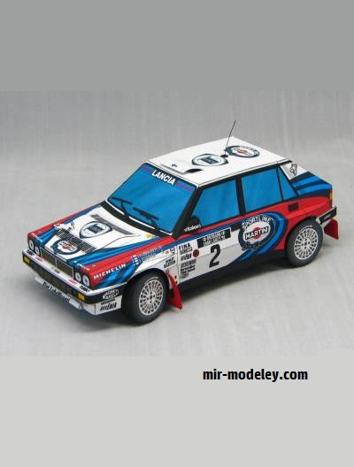 №17007 - Lancia Delta Integrale 16v (ABC) из бумаги
