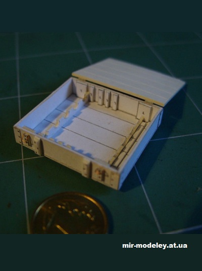 №16593 - Ящик для 57-мм боеприпасов для зенитной пушки типа С-60 (Konradus) из бумаги