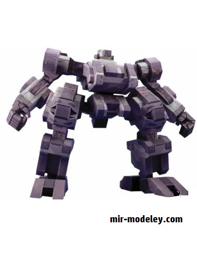 №16668 - Numsekar (Front Mission 5) из бумаги